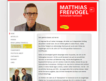 Tablet Screenshot of matthiasfreivogel.ch